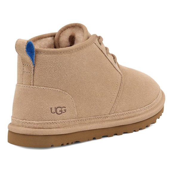 UGG Australia Neumel Chukka suede leather fur Beige Blue Boot. Size: 7, 8, 9 - Picture 5 of 14